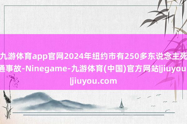 九游体育app官网2024年纽约市有250多东说念主死于交通事故-Ninegame-九游体育(中国)官方网站|jiuyou.com